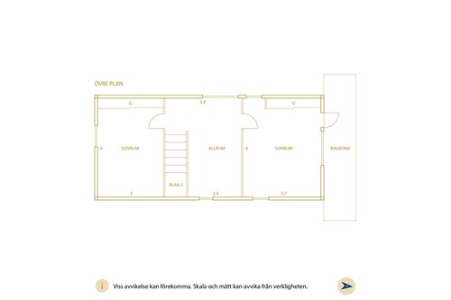 Planritning, Övre plan