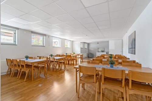 Föreningens gemensamhetslokal.