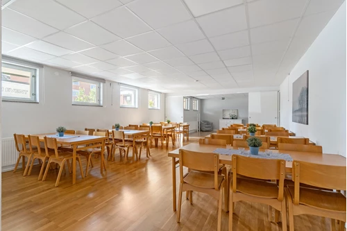 Föreningens gemensamhetslokal.