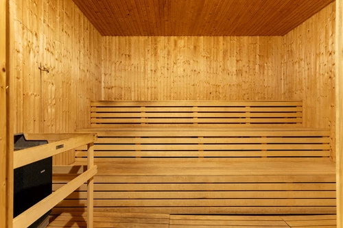 Föreningens bastu med tillhörande omklädningsrum och dusch.