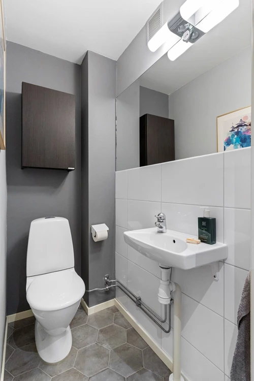 Separat wc i fräscht utförande