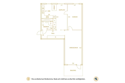 Planlösning Österlånggatan 10A