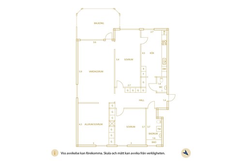 Planlösning Kämpegatan 57