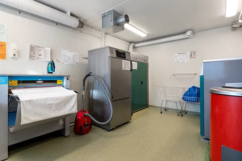 Föreningens tvättstuga.