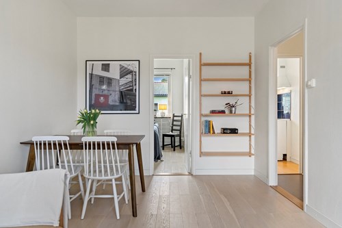 Bra planlösning och generösa sociala ytor!