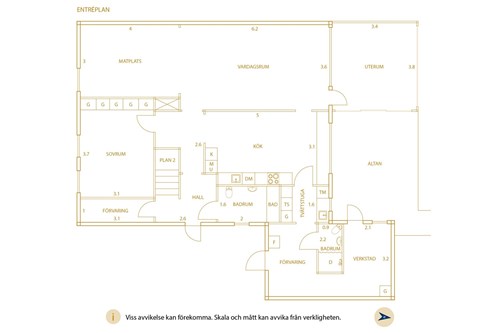 Planritnin, Entréplan