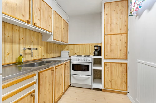 Kök i övernattningslägenhet