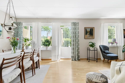 Fint ljusinsläpp i vardagsrummet!